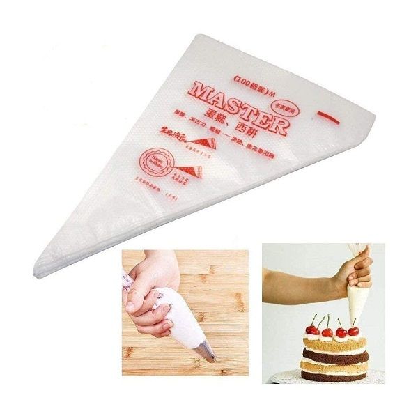 100pcs Piping Bag for Icing Cream Decoration Cake Pastry Cupcake - Oshi.pk - Buy & Sell Online