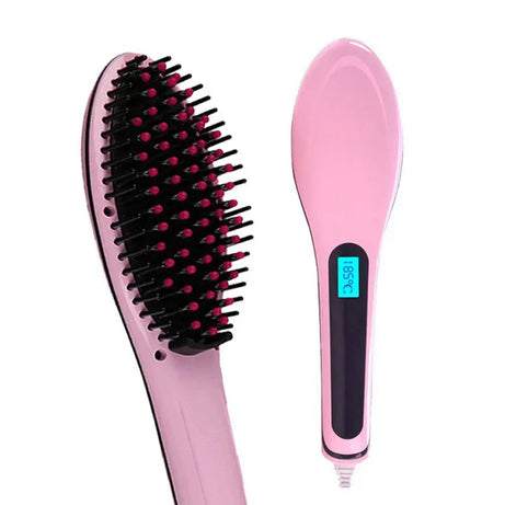 Pack of 2 Hair Stylers: 1 Fast Hair Straightener (HQT-906) (+) 1 Nova Hair Curler & Straightener (NHC-2009) - Oshi.pk - Buy & Sell Online