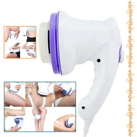 Relax & Spin Tone Massager Portable Electric Neck and body Massager Cervical Electric Neck Back Massager Muscle Therapy Pressure Pain - Oshi.pk - Buy & Sell Online