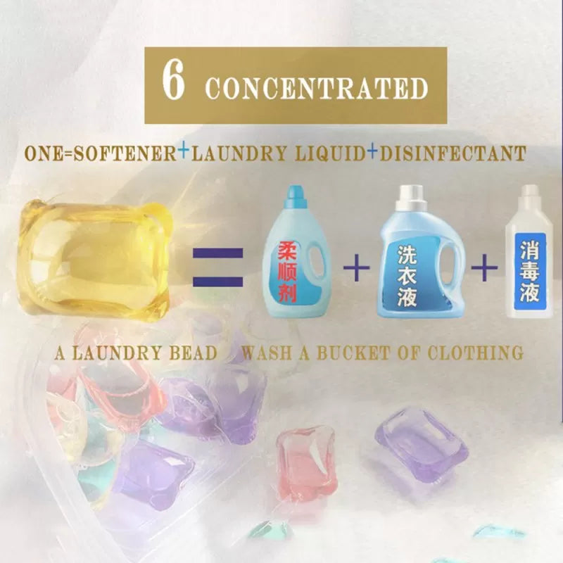 10Pcs Laundry Capsules Detergent Beads Detergent Cube Detergent Laundry Softener - Oshi.pk - Buy & Sell Online