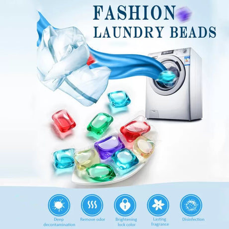 10Pcs Laundry Capsules Detergent Beads Detergent Cube Detergent Laundry Softener - Oshi.pk - Buy & Sell Online