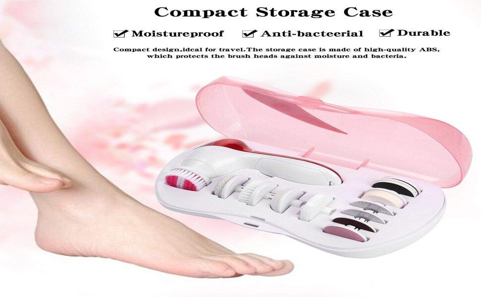 11 in 1 Face Facial Exfoliator Electric Massage Machine - Facial Cleansing Brush - Electric Facial Cleanser - Oshi.pk - Buy & Sell Online