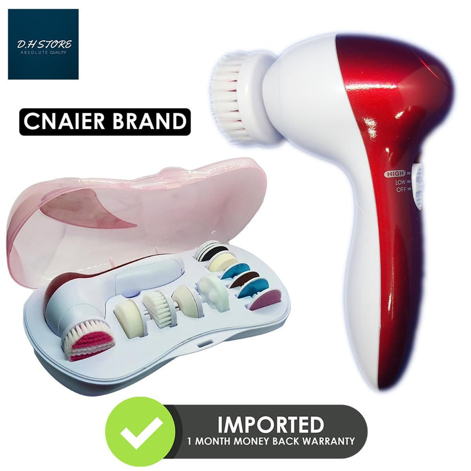 11 in 1 Face Facial Exfoliator Electric Massage Machine - Facial Cleansing Brush - Electric Facial Cleanser - Oshi.pk - Buy & Sell Online
