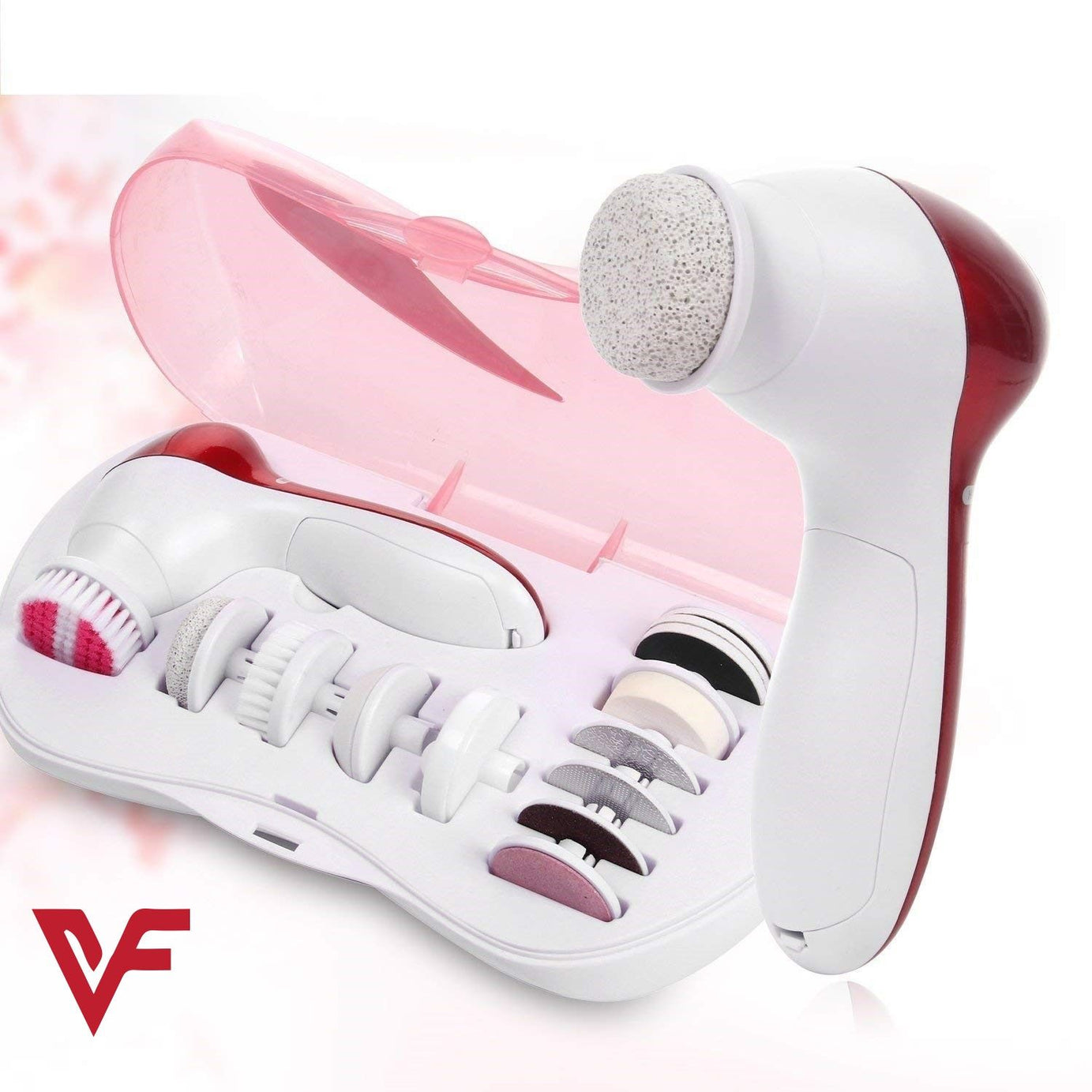 11 in 1 Face Massage Beauty Device Machine Facial Massager and Body Exfoliating Scrub Face Massager Machine Facial Machine Face Hand Foot - Oshi.pk - Buy & Sell Online