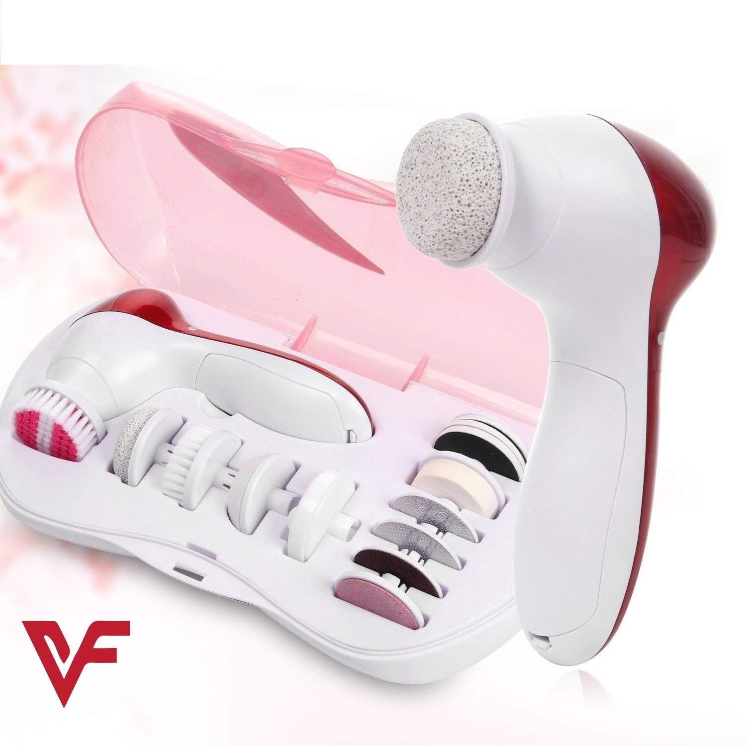 11 in 1 Face Massage Beauty Device Machine Facial Massager and Body Exfoliating Scrub Face Massager Machine Facial Machine Face Hand Foot - Oshi.pk - Buy & Sell Online