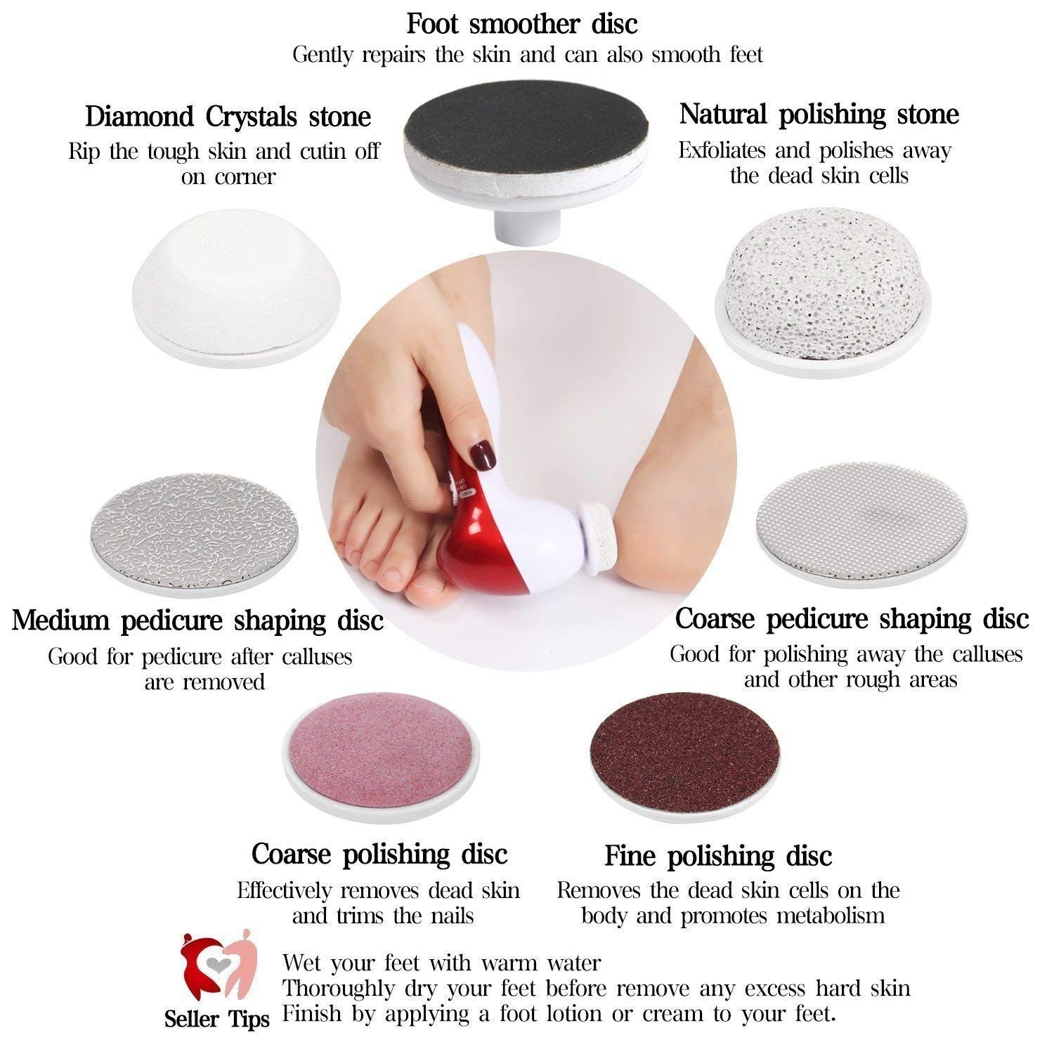 11 in 1 Face Massage Beauty Device Machine Facial Massager and Body Exfoliating Scrub Face Massager Machine Facial Machine Face Hand Foot - Oshi.pk - Buy & Sell Online