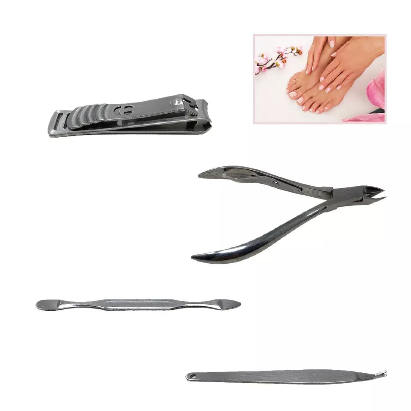 11 Pcs Pedicure Nail Toe Clippers Manicure Kit Cleaner Cuticle Grooming Set Case - Oshi.pk - Buy & Sell Online