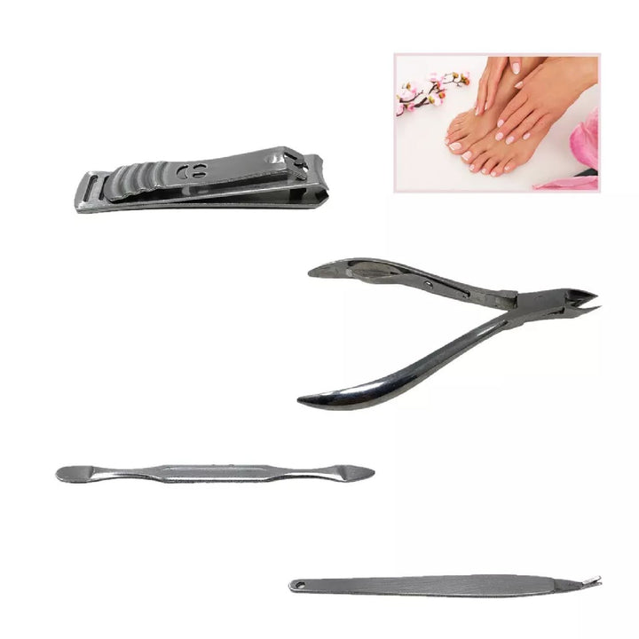 11 Pcs Pedicure Nail Toe Clippers Manicure Kit Cleaner Cuticle Grooming Set Case - Oshi.pk - Buy & Sell Online