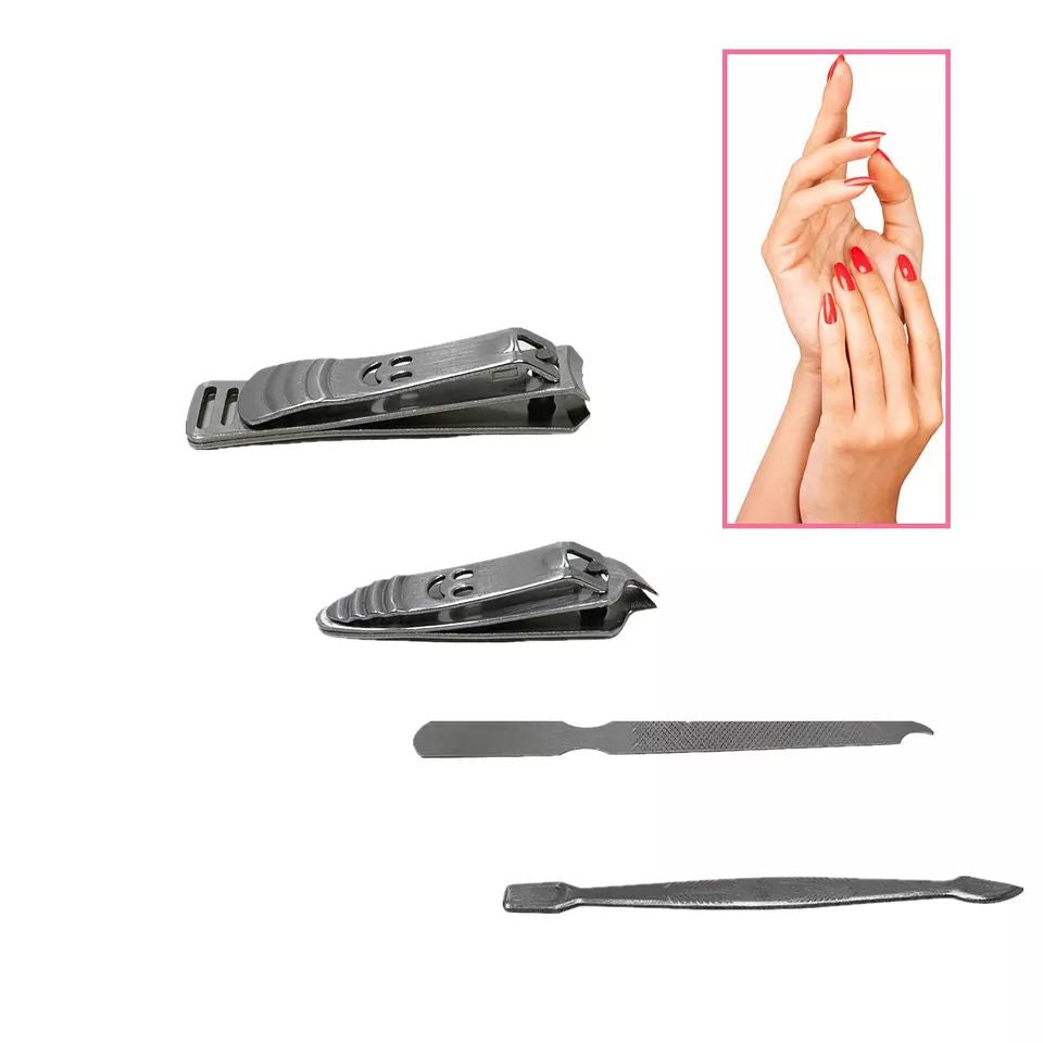 11 Pcs Pedicure Nail Toe Clippers Manicure Kit Cleaner Cuticle Grooming Set Case - Oshi.pk - Buy & Sell Online