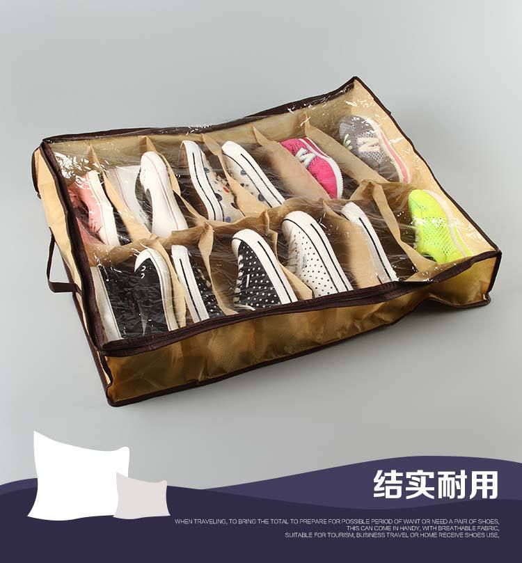 12 grid transparent storage shoe box 12 grid dust-proof and moisture-proof shoe box - Oshi.pk - Buy & Sell Online