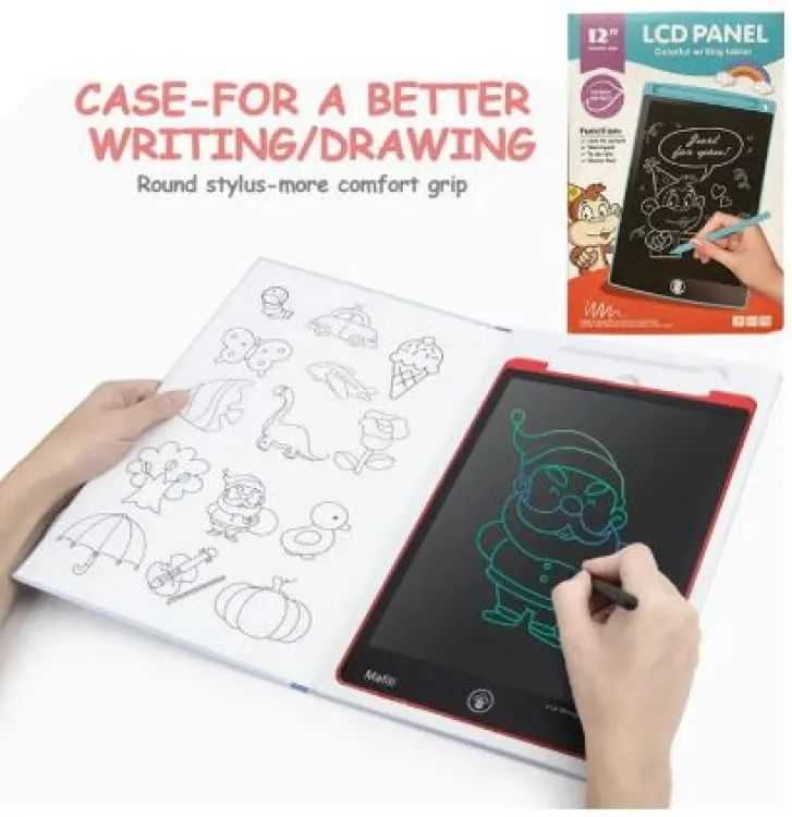 12 inches LCD Writing Tablet Magic Erase the perfect gift for kds - Oshi.pk - Buy & Sell Online