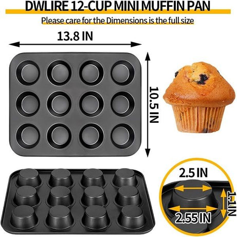 12 Muffin Cupcake Pan Nonstick Baking Tray - Oshi.pk - Buy & Sell Online