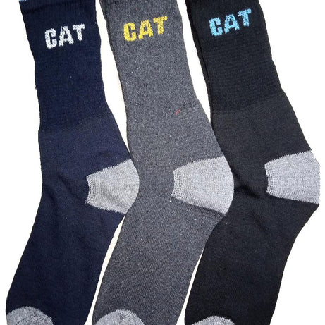 12 Pairs - Cotton Branded CAT Winter Best Quality Crew Socks for Men/Boys - Oshi.pk - Buy & Sell Online