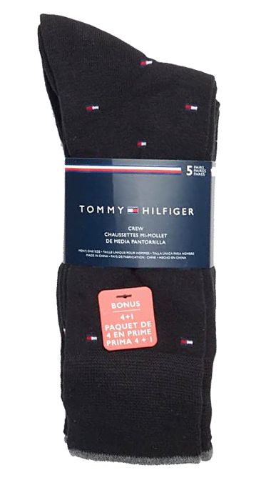 12 Pairs - Tommy Hilfiger Dotted Dress Socks for Men/Boys