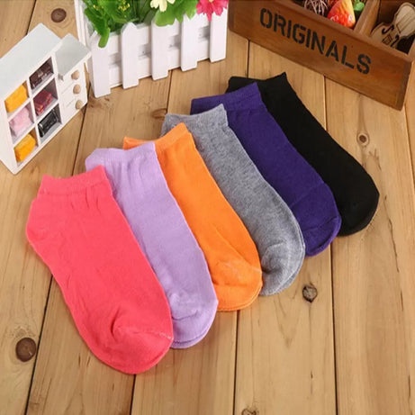 12 Pairs – Exported Cotton Ankle Socks for Women/Girls - Oshi.pk - Buy & Sell Online