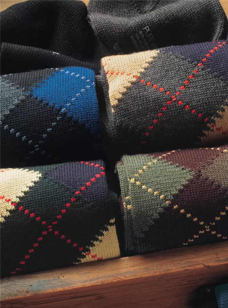 12 Pairs Pack – Cotton Stretchy Dress Socks for Men/Boys