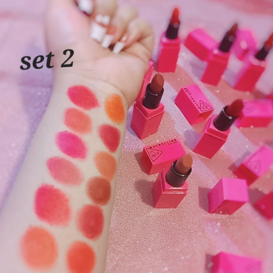 12 Pcs Maybeline Lipstick