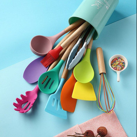 12 Pcs Silicone Kitchen Utensil Set - Oshi.pk - Buy & Sell Online