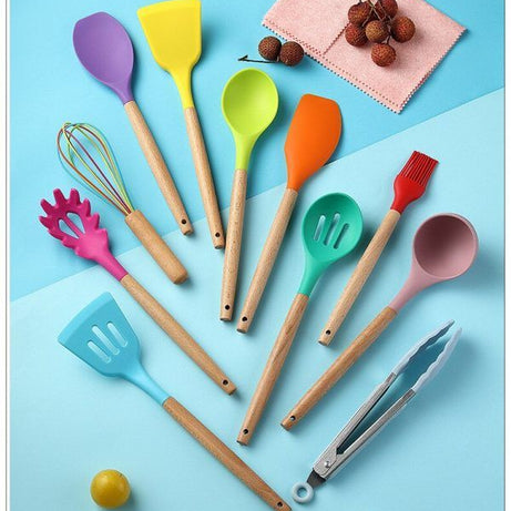 12 Pcs Silicone Kitchen Utensil Set - Oshi.pk - Buy & Sell Online