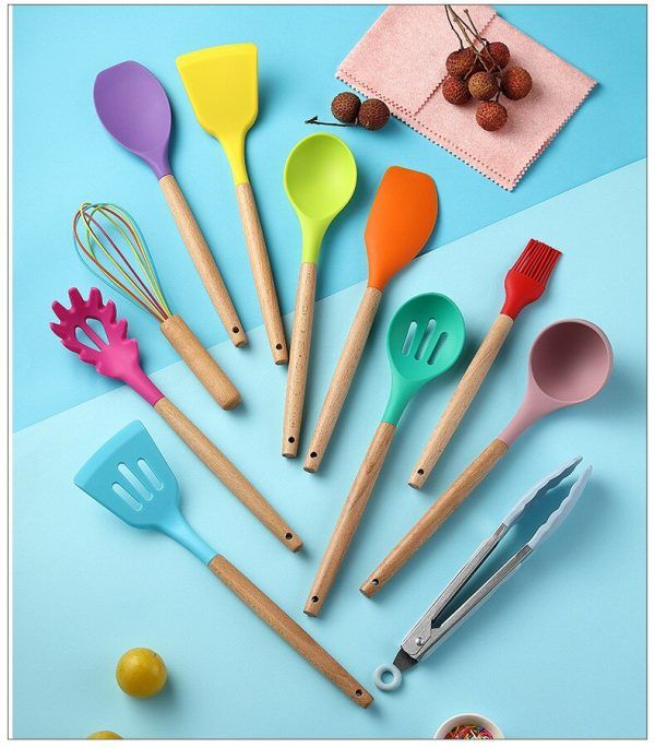 12 Pcs Silicone Kitchen Utensil Set - Oshi.pk - Buy & Sell Online