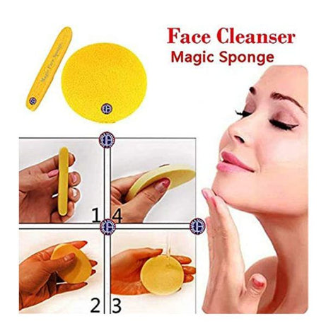 12PCS Cosmetic Puff Compressed Cleaning Sponge Facial Cleanse Washing Pad Remove Makeup Skin Care For Face Make up - Oshi.pk - Buy & Sell Online