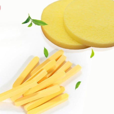 12PCS Cosmetic Puff Compressed Cleaning Sponge Facial Cleanse Washing Pad Remove Makeup Skin Care For Face Make up - Oshi.pk - Buy & Sell Online