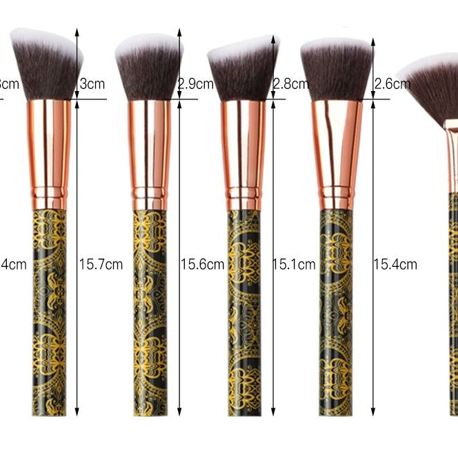15pcs Professional Makeup Brushes Set Kit Foundation Blush Lip Eyeliner Eye Shadow Face Powder Brush Set For Cosmetic - Oshi.pk - Buy & Sell Online