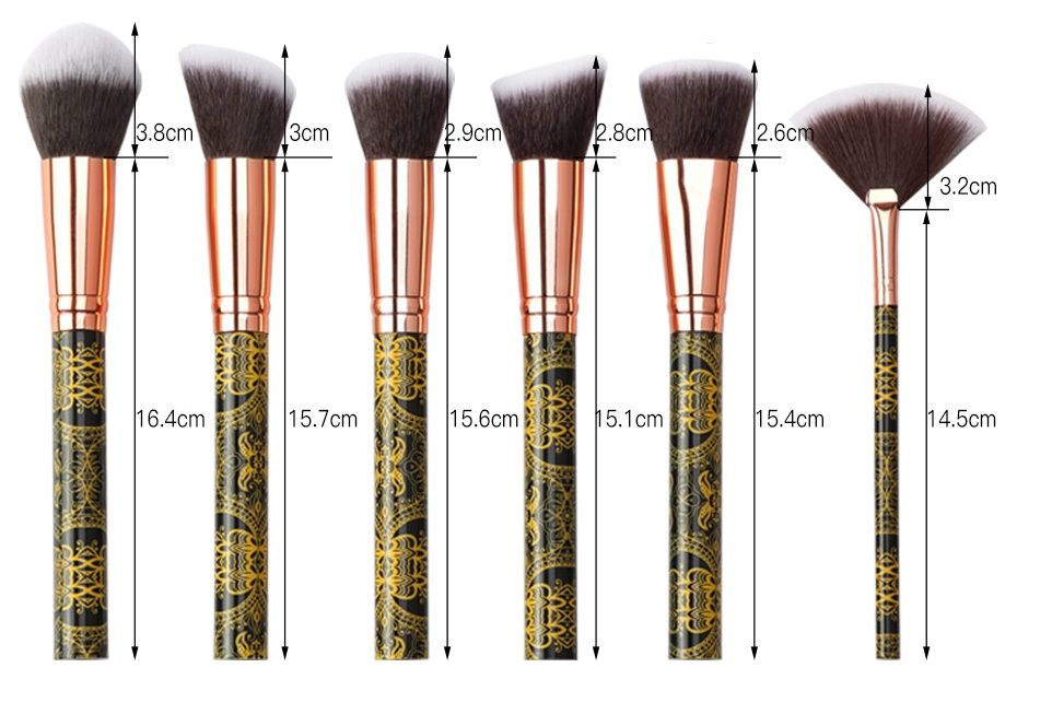 15pcs Professional Makeup Brushes Set Kit Foundation Blush Lip Eyeliner Eye Shadow Face Powder Brush Set For Cosmetic - Oshi.pk - Buy & Sell Online