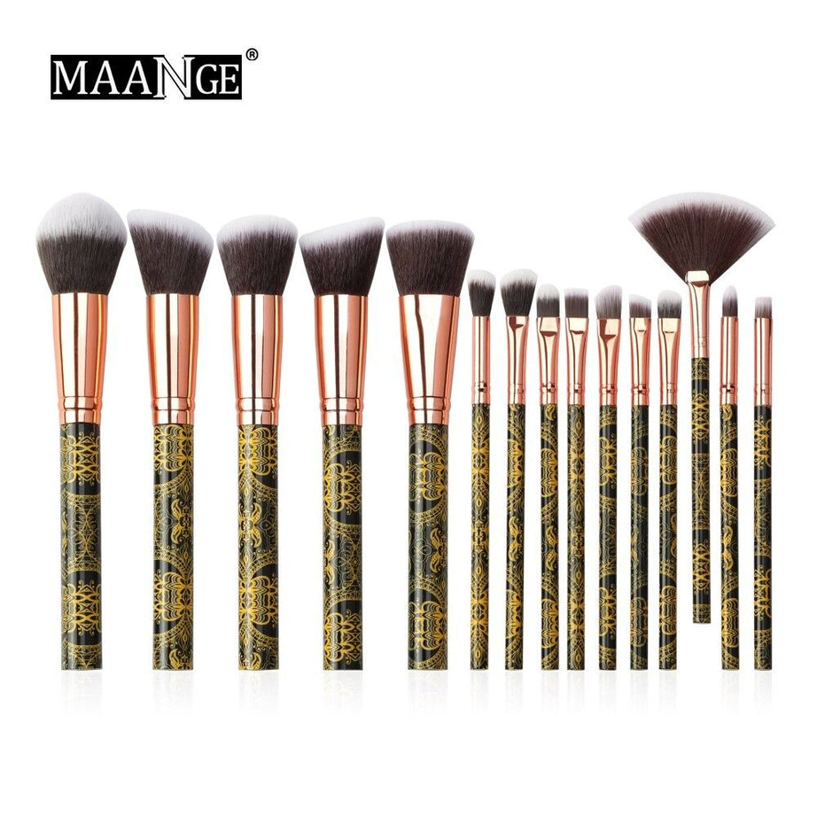 15pcs Professional Makeup Brushes Set Kit Foundation Blush Lip Eyeliner Eye Shadow Face Powder Brush Set For Cosmetic - Oshi.pk - Buy & Sell Online