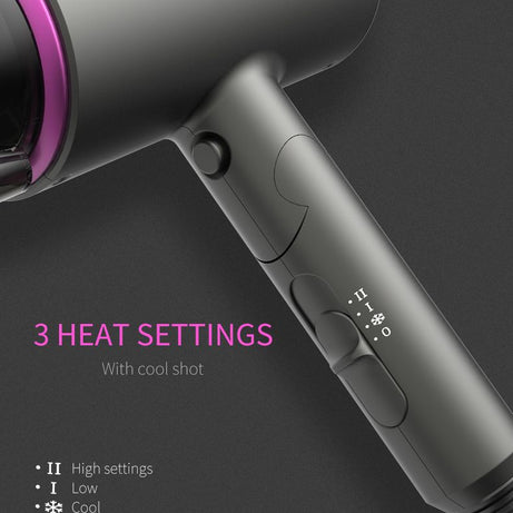 1400W Professional Salon Hair Dryer 2 In 1 Hot &Cold Wind Negative Ionic Hair Blow Dryer - Oshi.pk - Buy & Sell Online