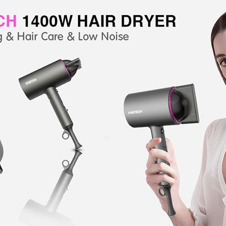 1400W Professional Salon Hair Dryer 2 In 1 Hot &Cold Wind Negative Ionic Hair Blow Dryer - Oshi.pk - Buy & Sell Online