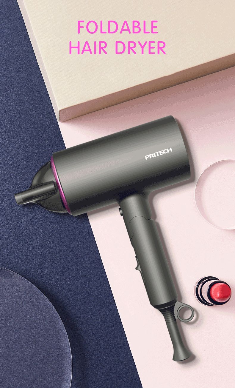 1400W Professional Salon Hair Dryer 2 In 1 Hot &Cold Wind Negative Ionic Hair Blow Dryer - Oshi.pk - Buy & Sell Online