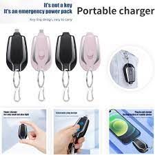 1500mah Mini Portable Keychain Phone Charger Compatible with, Best C-pin, iOS Pin for Travel,For IPhone And For Type C - Oshi.pk - Buy & Sell Online