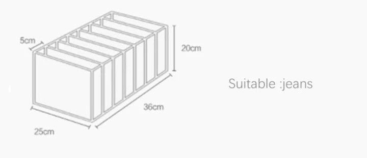 7 GRIDS JEANS ORGANIZER - Oshi.pk - Buy & Sell Online