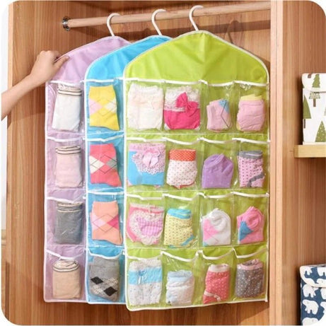 16 Pocket Hanging Organizer (Pack of 5) - Oshi.pk - Buy & Sell Online
