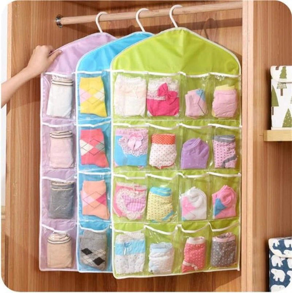 16 Pocket Hanging Organizer (Pack of 5) - Oshi.pk - Buy & Sell Online