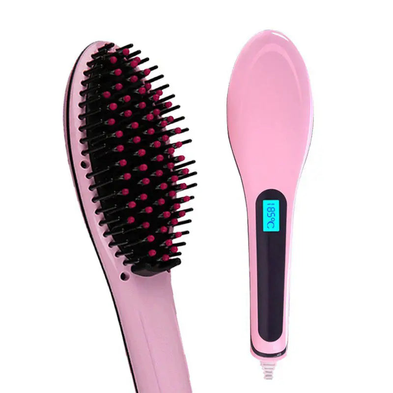 New & Fabulous Fast Hair Straightener | Natural Hair Styling, Hair Care, Straightening Brush (HQT-906) - Oshi.pk - Buy & Sell Online