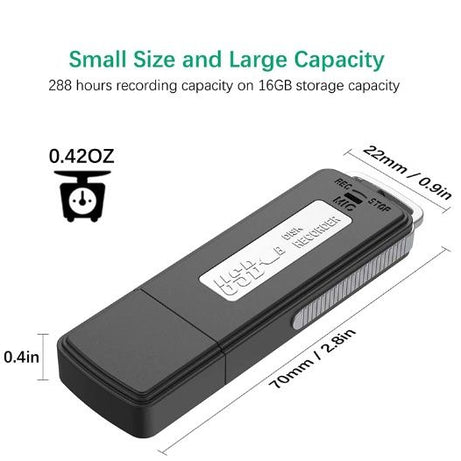 8GB USB Voice Recorder Mini Recorder - Oshi.pk - Buy & Sell Online