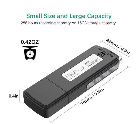 8GB USB Voice Recorder Mini Recorder - Oshi.pk - Buy & Sell Online