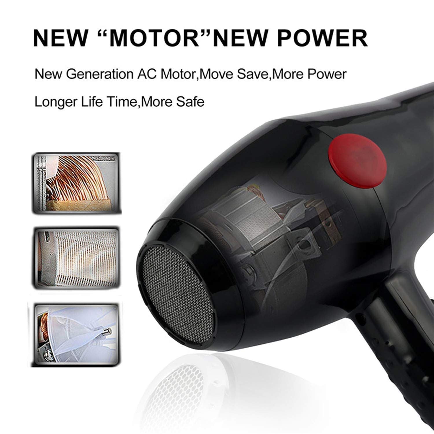 1800 Watts Nova Hair Dryer For Silki Shine Hair, Natural Air Nv-6130 Professional Hair Dryer For Men And Women With 2 Speed And 2 Heat Setting Removab - Oshi.pk - Buy & Sell Online