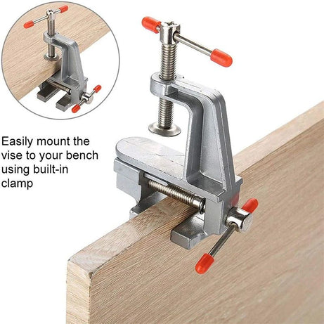 1PC 35MM Aluminium Alloy Table Bench Clamp Vise Mini Bench Vise Table Screw Vise for DIY Craft Mold Fixed Repair Tool - Oshi.pk - Buy & Sell Online