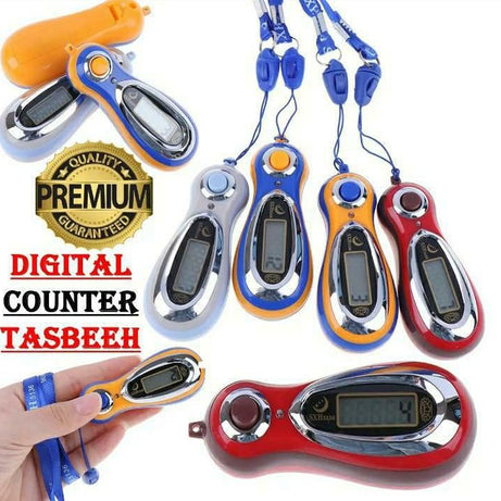 1PC New Hot LCD Display Electronic Digital Tally Counter Manual Counters With Lanyards Random Color - Oshi.pk - Buy & Sell Online