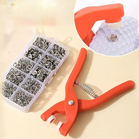 1Pc Plier Tool Metal Snap Button Kit Clothing Sewing Buttons Installation Tool Sewing DIY Craft Accessries - Oshi.pk - Buy & Sell Online