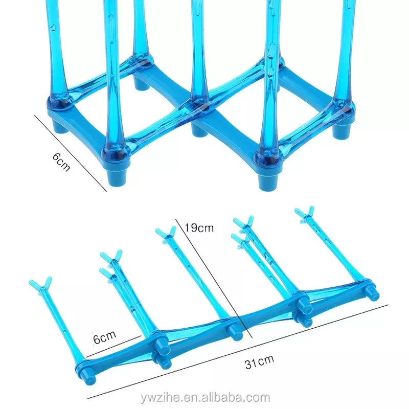 1Pcs Foldable Plastic Simple Durable Water Mug Drainer Kitchen Organizer - Oshi.pk - Buy & Sell Online