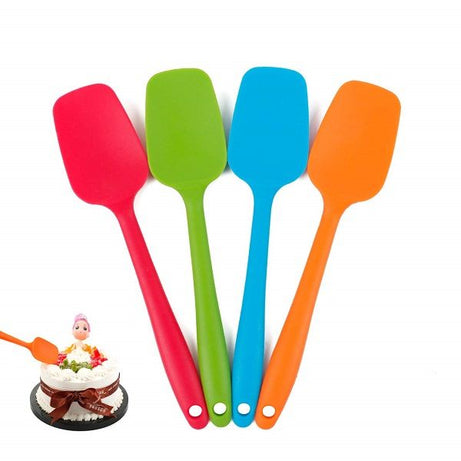 1pcs Silicone Spatula Heat Resistant Baking Non-Stick Rubber 28cm - Oshi.pk - Buy & Sell Online