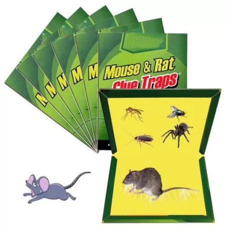 2 Glue Trap Boards for Mice and Rats