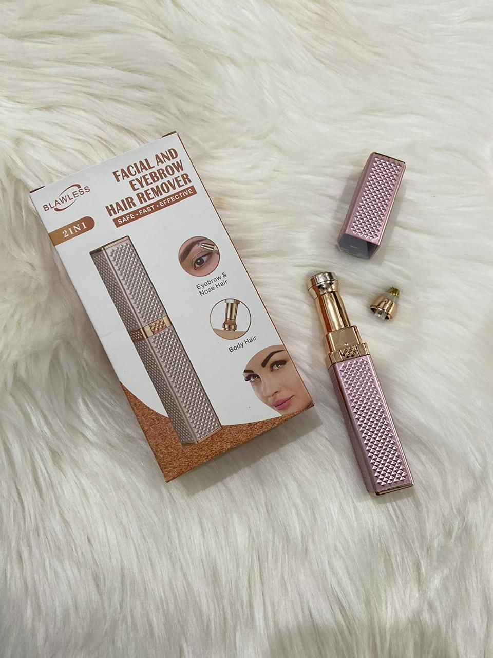 2 in 1 Blawless Facial & Eyebrow Hair Remover - Oshi.pk - Buy & Sell Online
