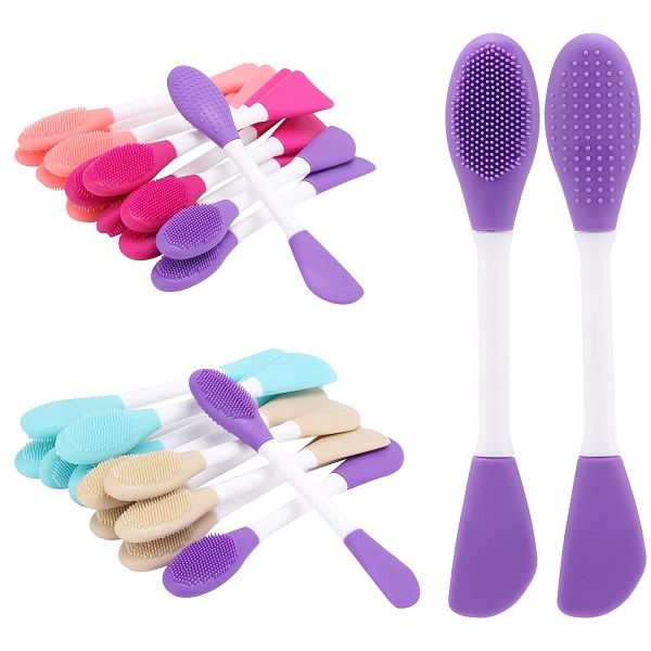 2 in 1 Double Sided Facial Scrubber Brush Tool Double Head Manual Cleansing Brush - Oshi.pk - Buy & Sell Online