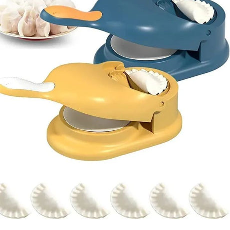 2 In 1 Dumpling Maker Manual Press Food Multifunction DIY Manual Dumpling Press Molds Set, Easy-tool for Dumpling Dumpling Skin Press Random colour - Oshi.pk - Buy & Sell Online
