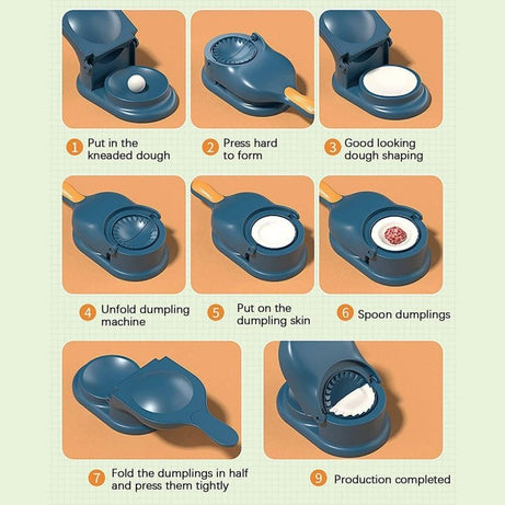 2 IN 1 DUMPLING MAKER MOULD PRESS TOOL GADGETS - Oshi.pk - Buy & Sell Online